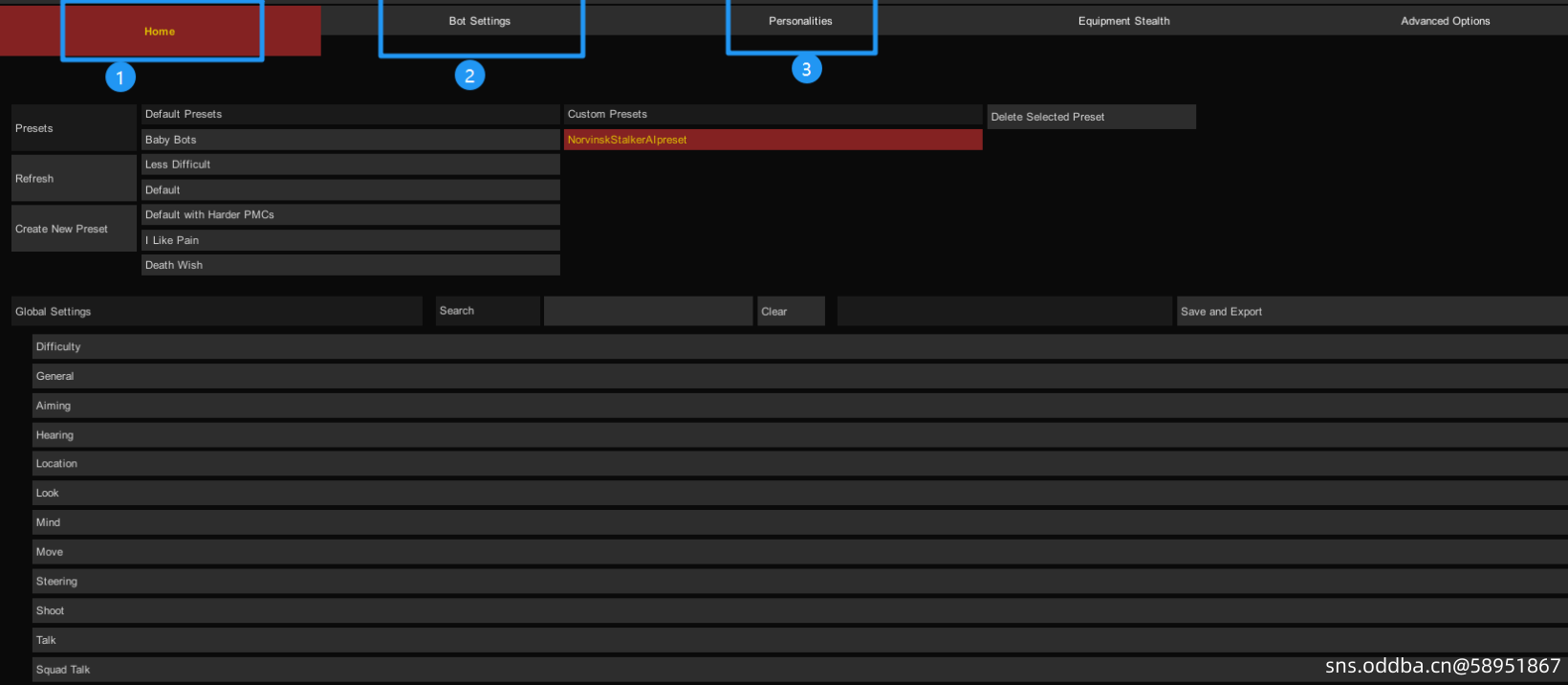 请问一下各位大佬们 怎么样修改不生成拿喷子的那种scav啊